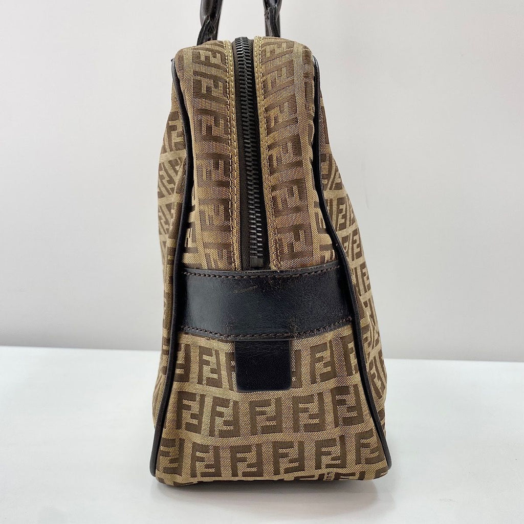 Fendi Handbag Zucca Beige — view 4
