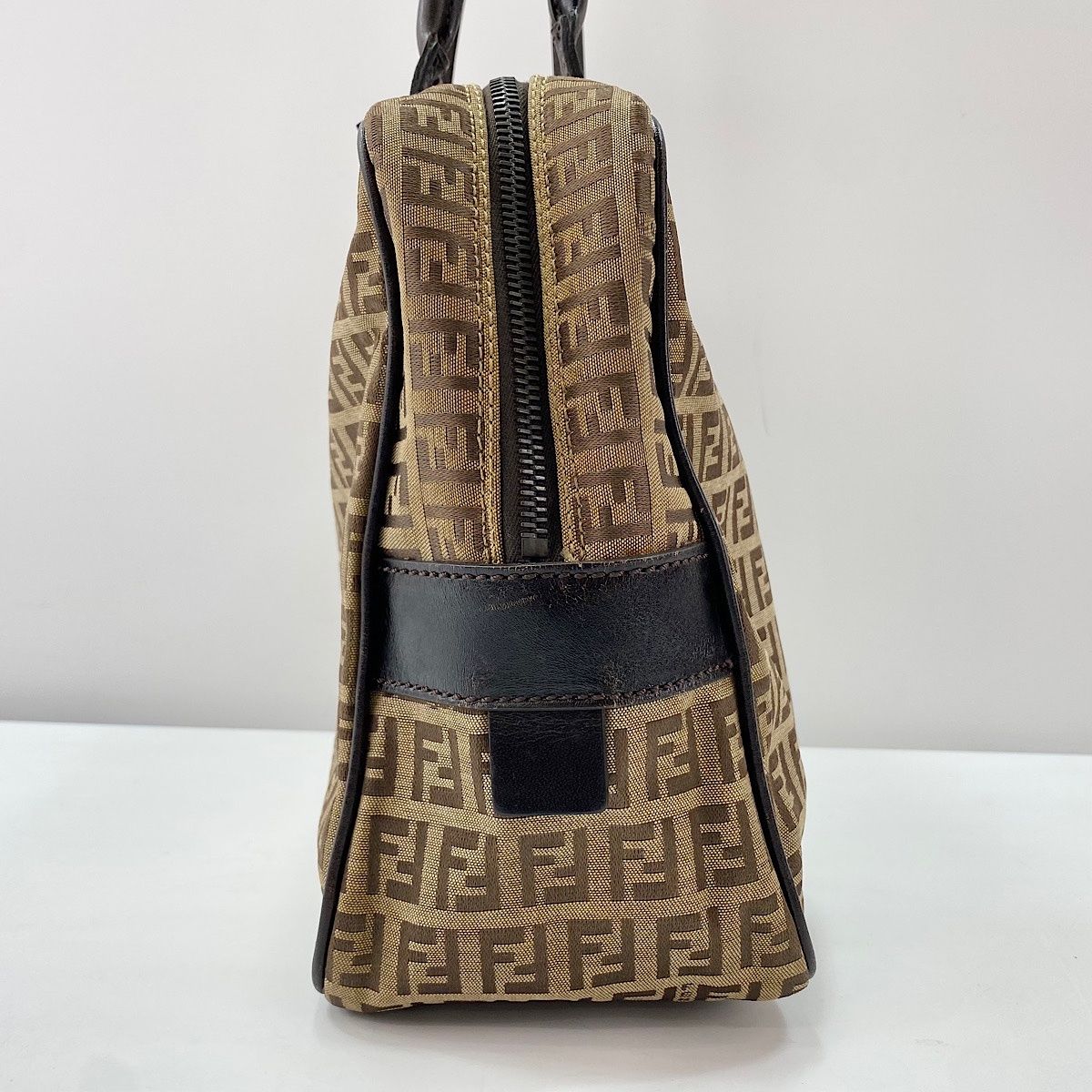 Fendi Handbag Zucca Beige — view 4