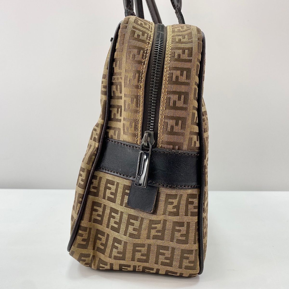 Fendi Handbag Zucca Beige — view 5