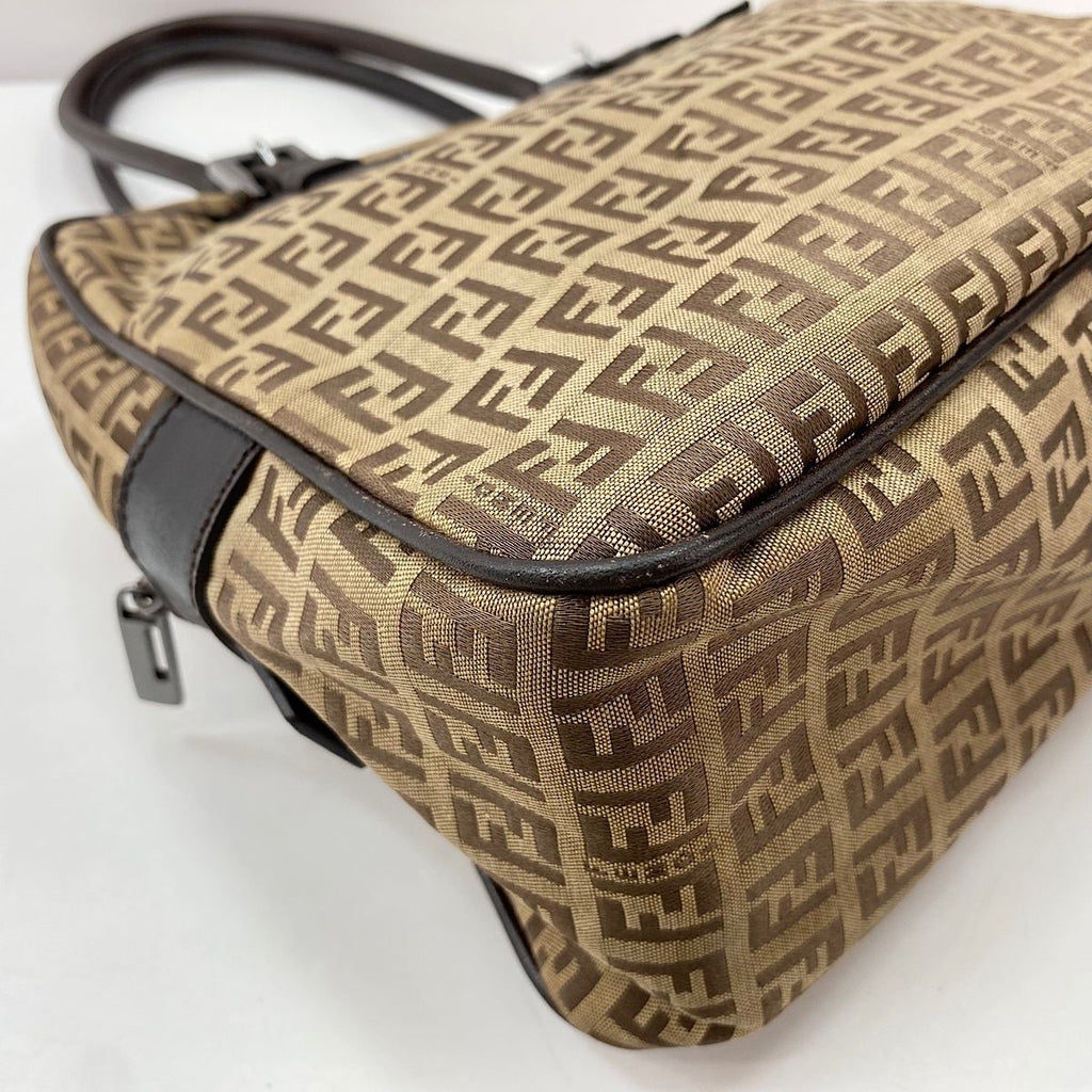 Fendi Handbag Zucca Beige — view 7