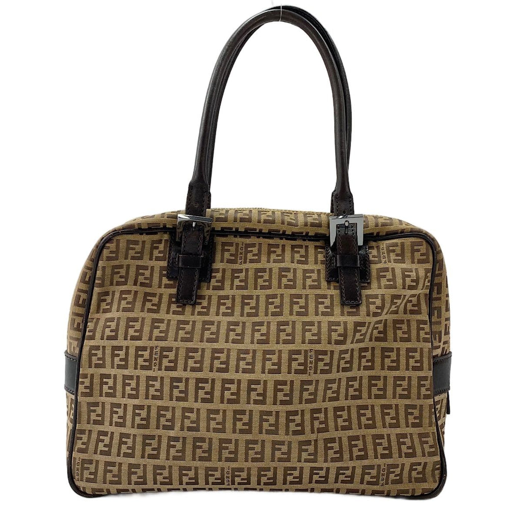 Fendi Handbag Zucca Beige