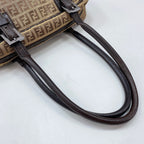 Fendi Handbag Zucca Beige — view 9