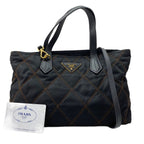 Prada Handbag 2-Way Black