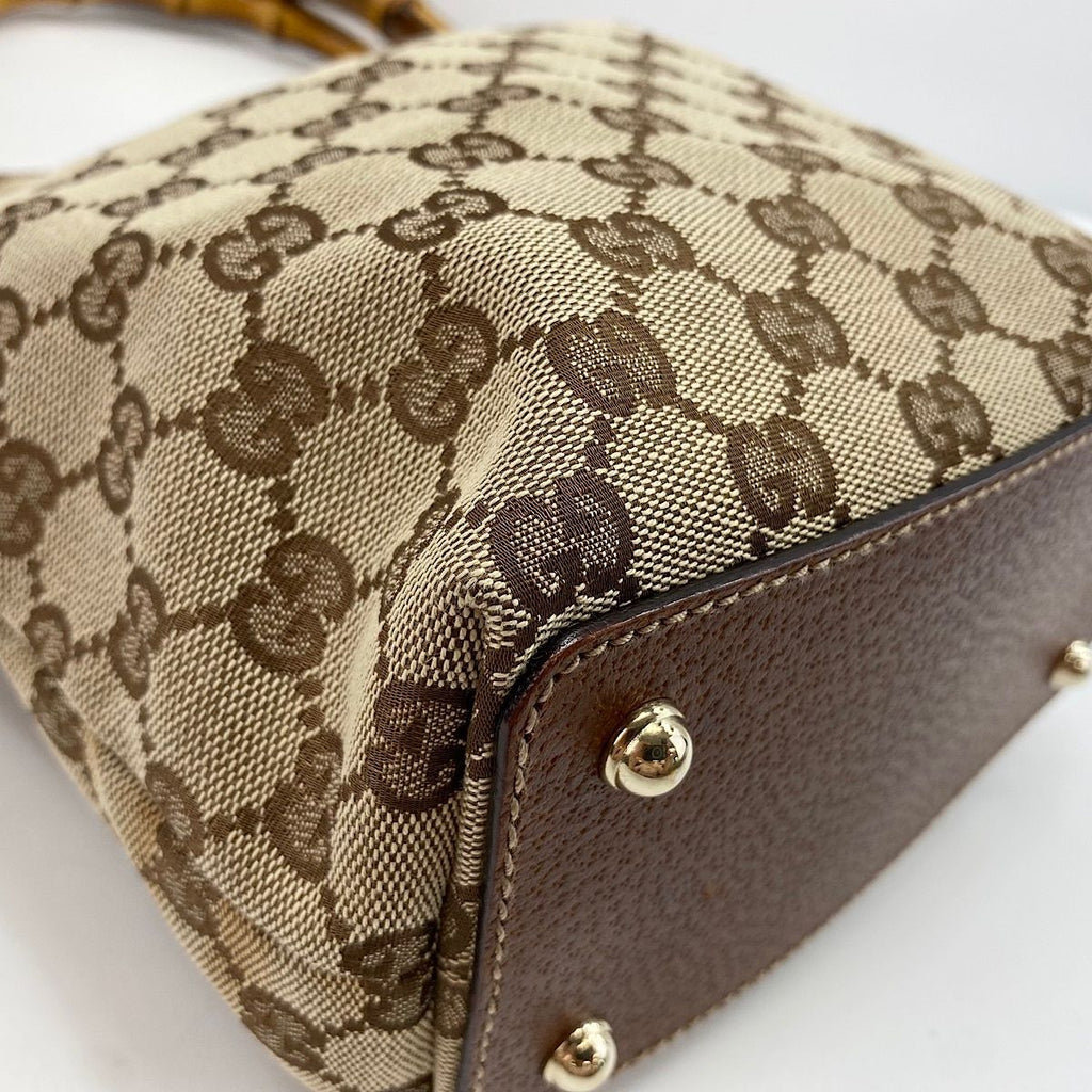 Gucci Handbag Bamboo Brown — view 9