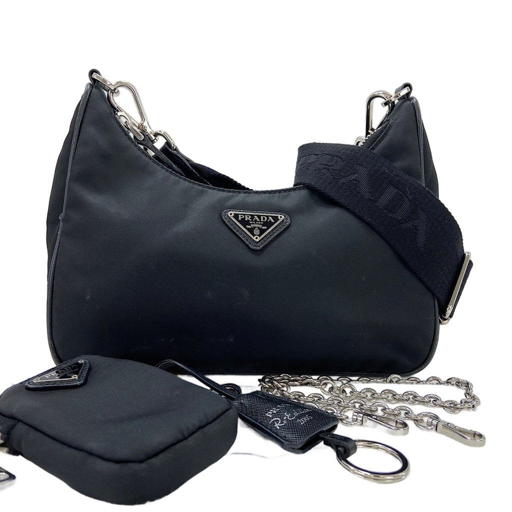Prada Shoulder Bag Triangle Logo