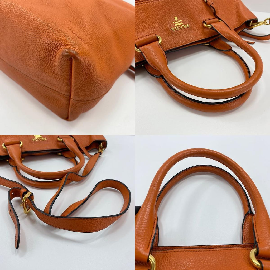 Prada Tote 2-Way Orange — view 9