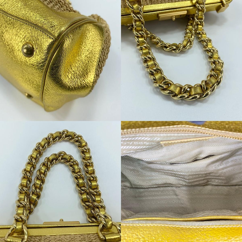 Prada Handbag Gold — view 9