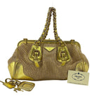Prada Handbag Gold
