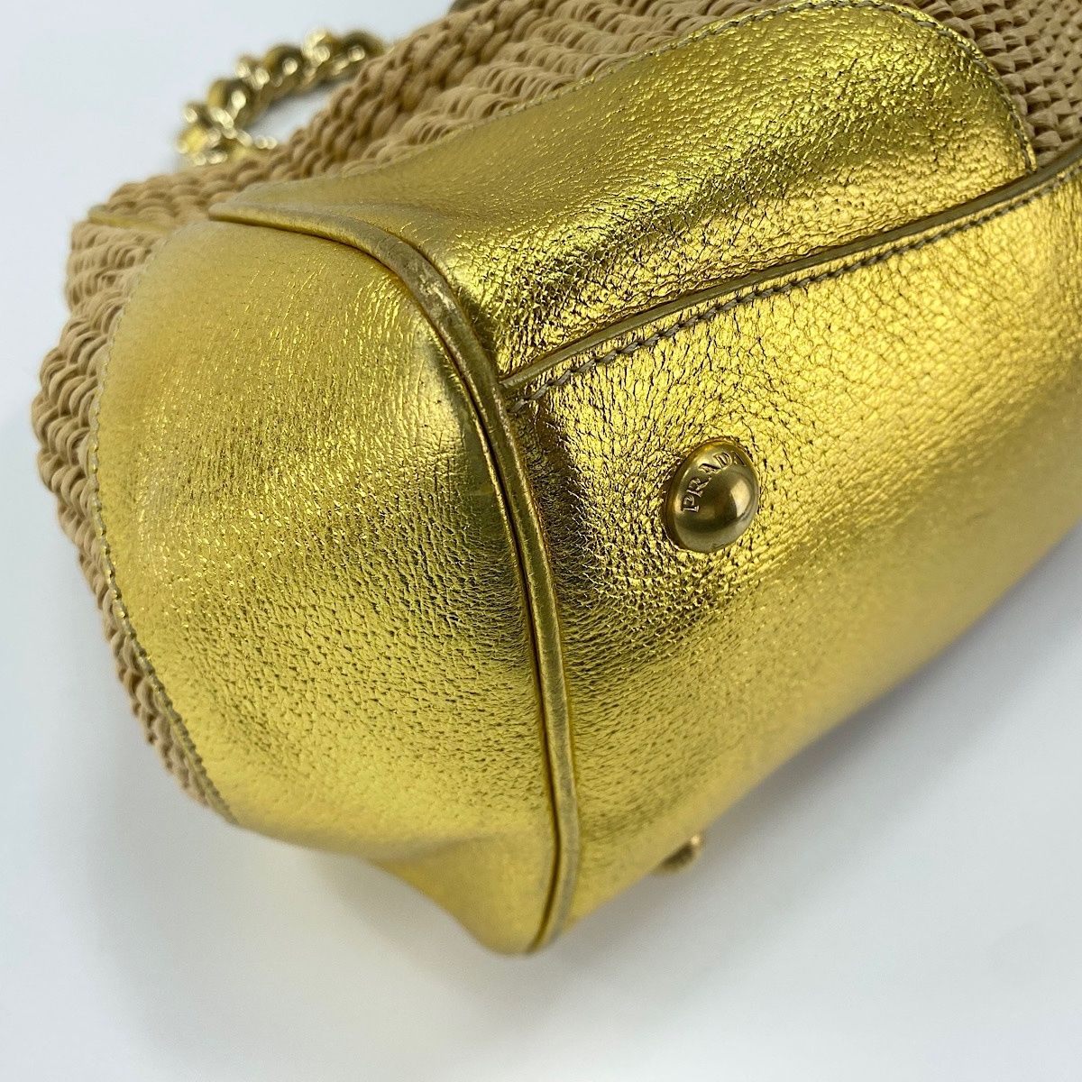 Prada Handbag Gold — view 8