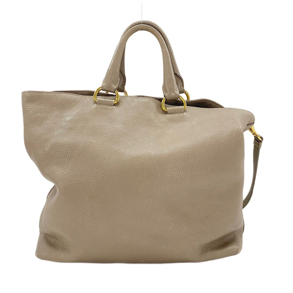Prada Tote 2-Way Beige — view 3