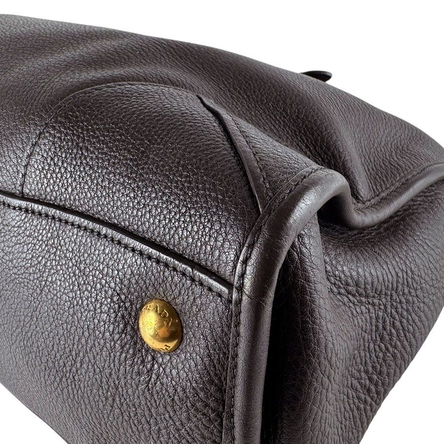 Prada Shoulder Bag Brown — view 8