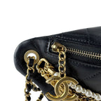 Chanel Waist Bag Belt Bag Black — view 6