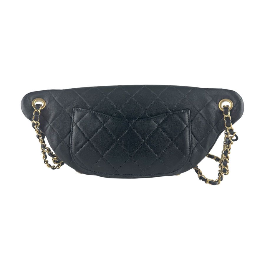 Chanel Waist Bag Belt Bag Black — view 3