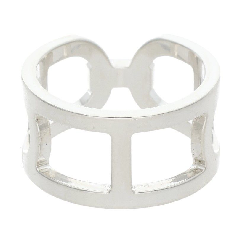 Hermes Chaine D'ancre Silver Ring — view 2