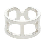 Hermes Chaine D'ancre Silver Ring — view 2