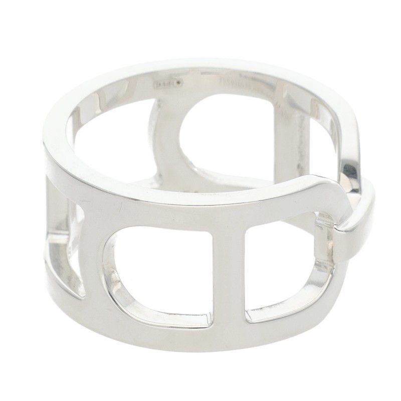 Hermes Chaine D'ancre Silver Ring — view 5