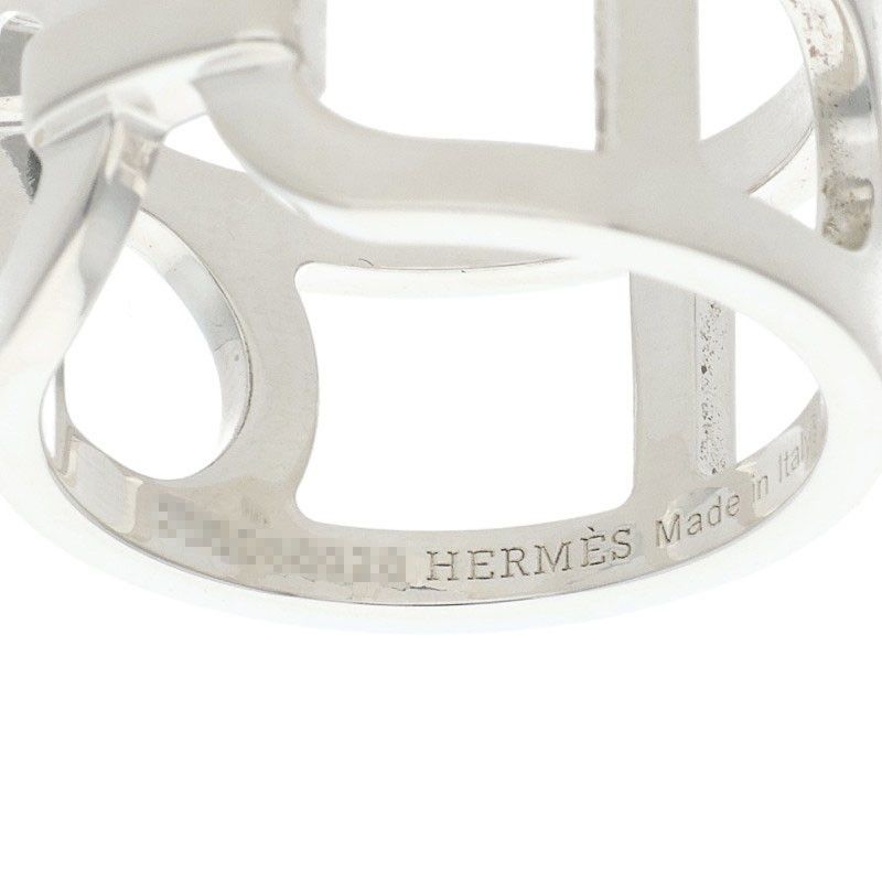 Hermes Chaine D'ancre Silver Ring — view 3