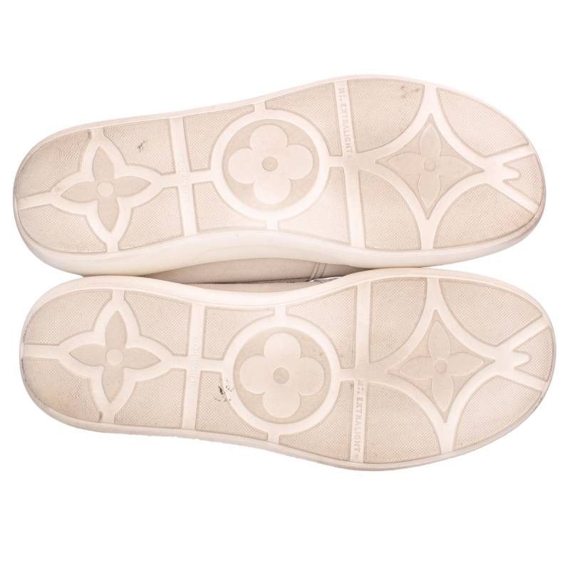 Louis Vuitton Pacific Line LV Logo Suede Slip on Sneakers — view 3