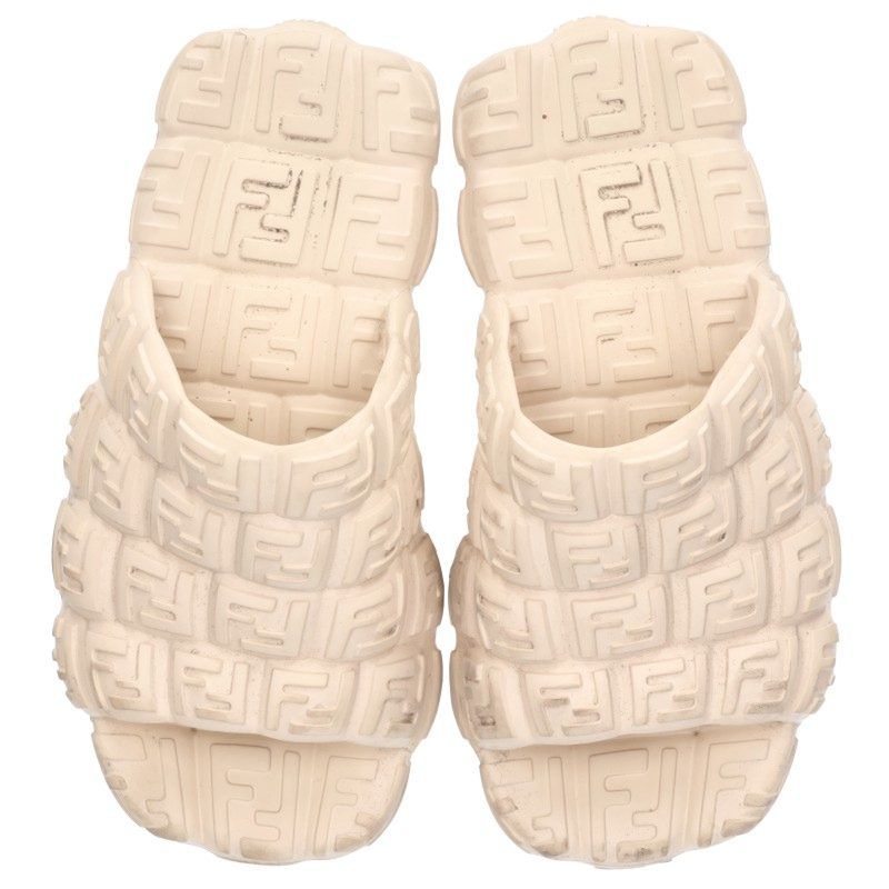 Fendi Logo Allover Lava Sandals — view 4
