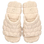 Fendi Logo Allover Lava Sandals — view 4