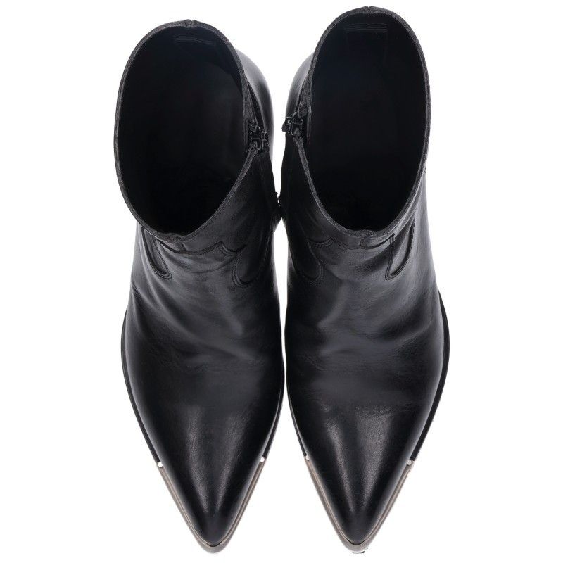 Celine Side Zip Metal Toe Boots — view 4