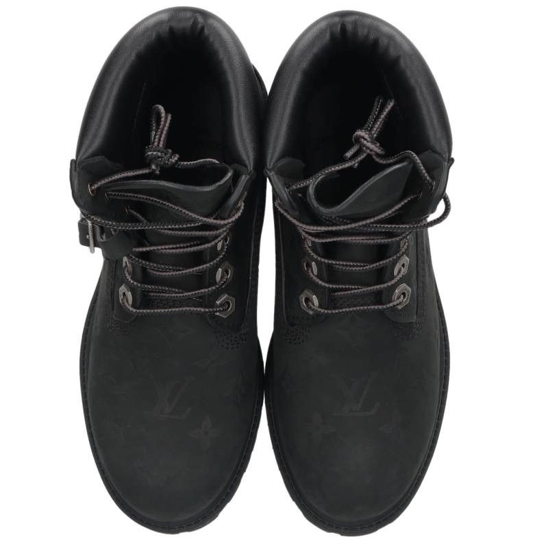 Louis Vuitton Timba Ankle Boot Monogram Lambskin Contrast Boots 5.5 — view 4