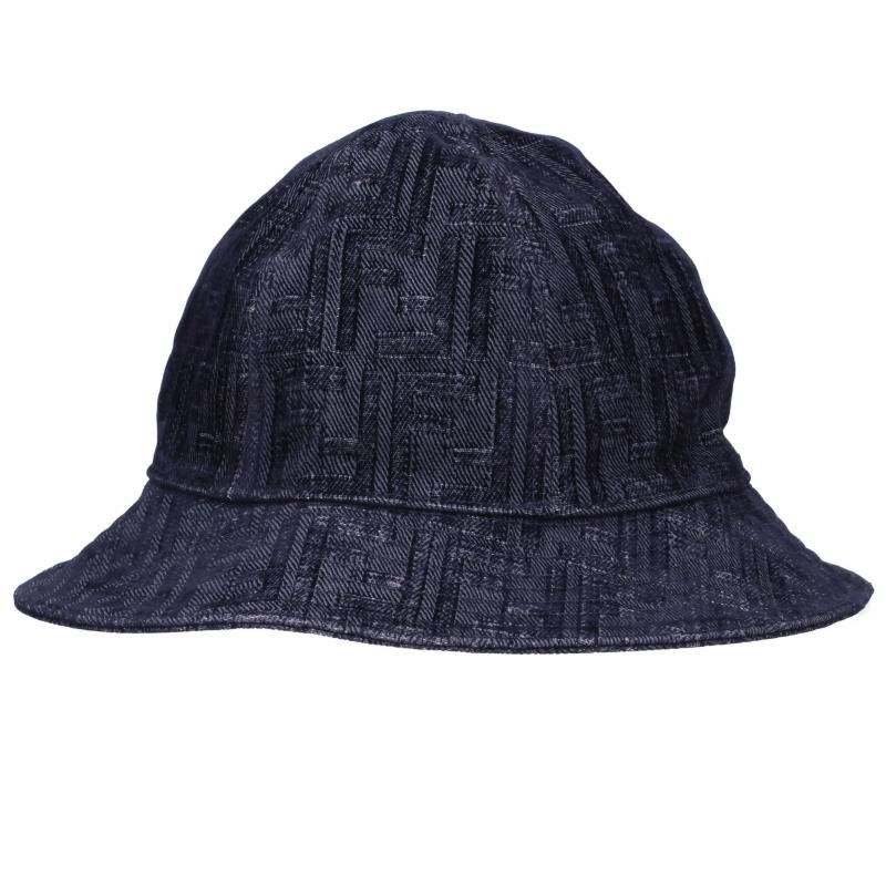 Fendi Zucca Print Denim Bucket — view 2