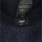 Fendi Zucca Print Denim Bucket — view 4