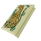 Hermes Card Case Calvi Duo Spring Panthere Jaune Poussin Veau Swift Silver — view 2