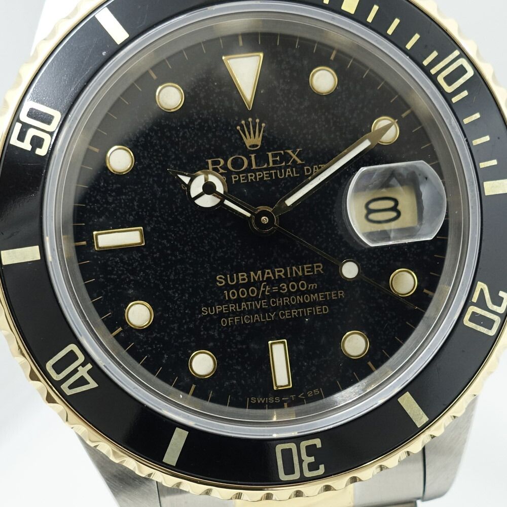 Rolex Submariner Number Watch SS Combination Black Dial All Tritium Frozen — view 3