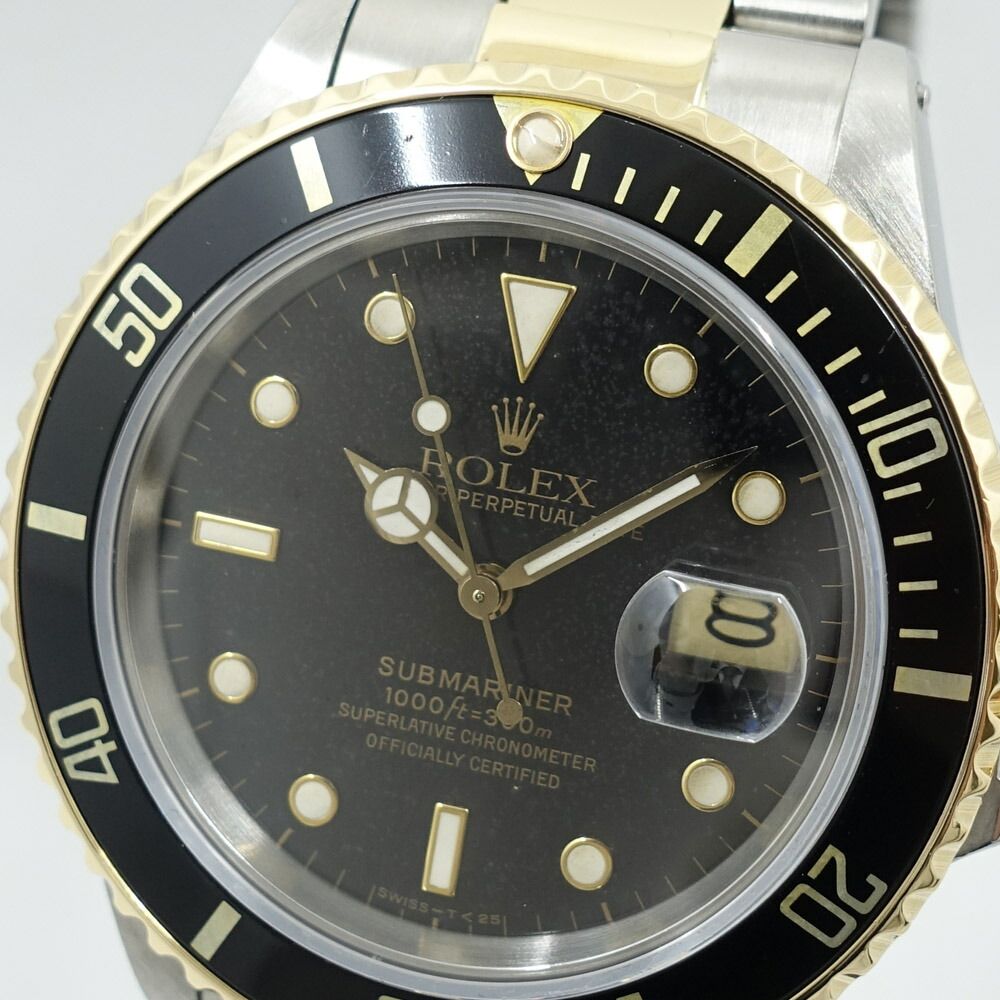 Rolex Submariner Number Watch SS Combination Black Dial All Tritium Frozen — view 2