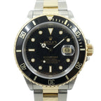 Rolex Submariner Number Watch SS Combination Black Dial All Tritium Frozen
