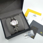 Fendi Watch Orologi Pink Shell Support 32 Quartz SS Chronograph Open — view 9