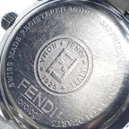 Fendi Watch Orologi Pink Shell Support 32 Quartz SS Chronograph Open — view 6