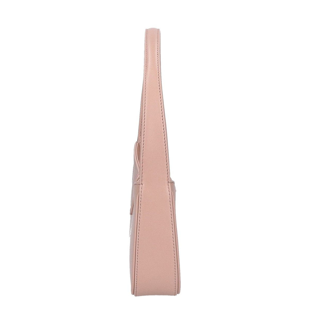 Saint Laurent Paris Smooth Calf Metal Cassandra Logo le 5 a 7 Mini Hobo — view 4