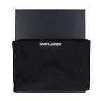 Saint Laurent Paris Smooth Calf Metal Cassandra Logo le 5 a 7 Mini Hobo — view 7