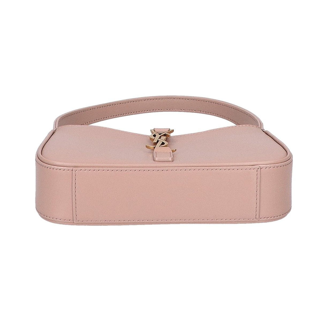 Saint Laurent Paris Smooth Calf Metal Cassandra Logo le 5 a 7 Mini Hobo — view 5