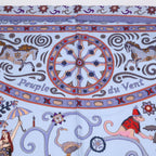 Hermes Peuple du Vent Wind People Cashmere Silk Shawl Scarf — view 3