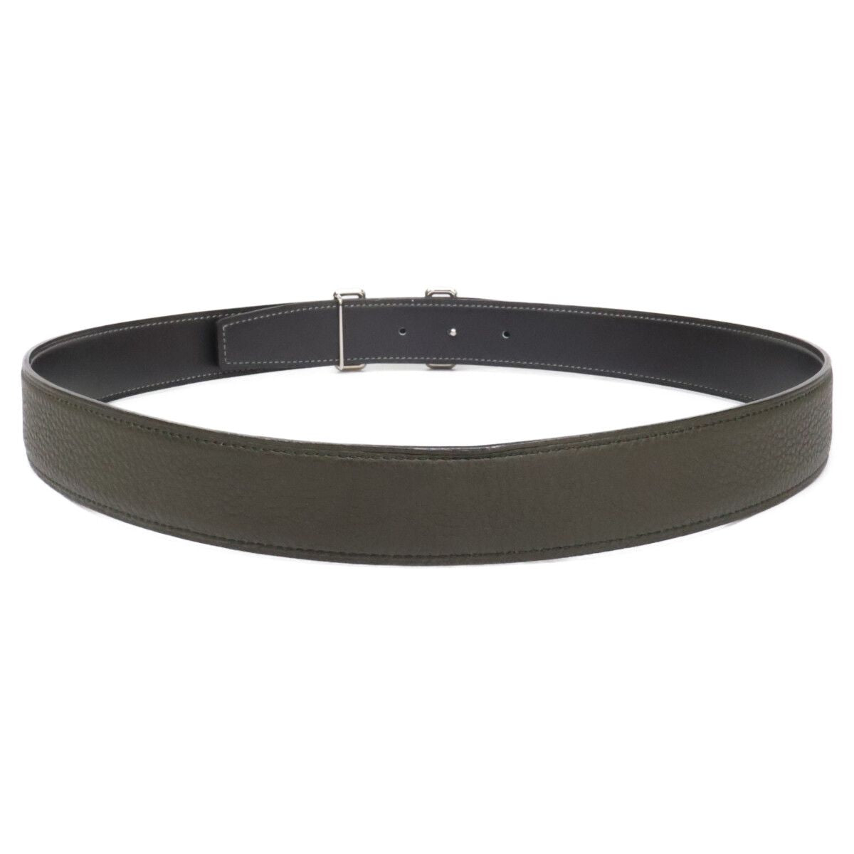 Hermes Tonight Buckle Leather Reversible 85 Belt — view 3