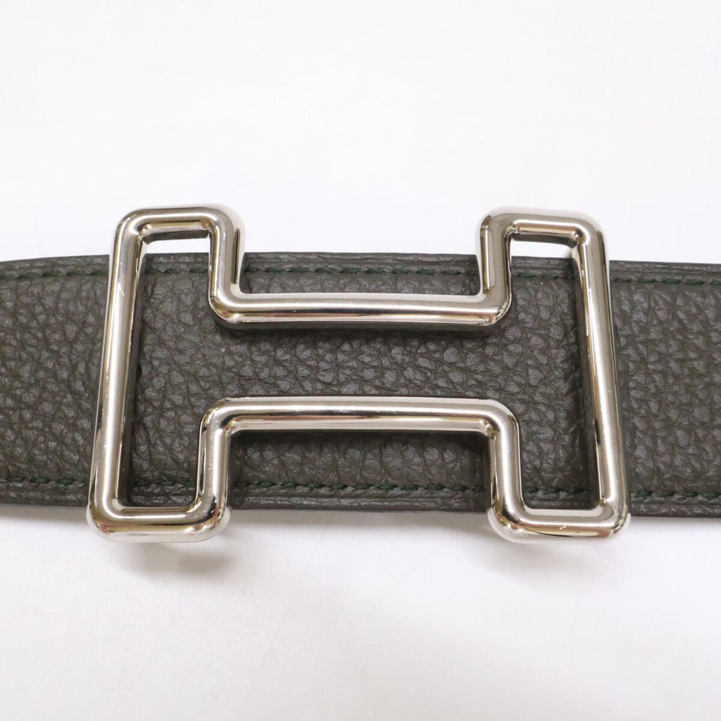 Hermes Tonight Buckle Leather Reversible 85 Belt — view 4