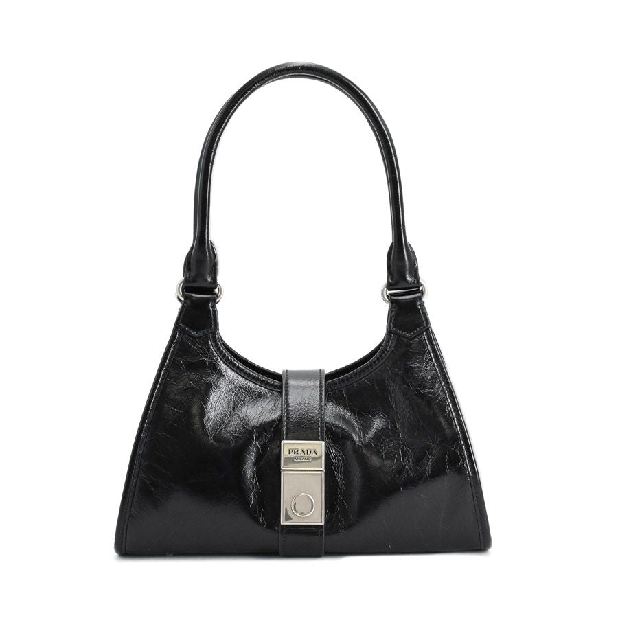 Prada Handbag Leather Black