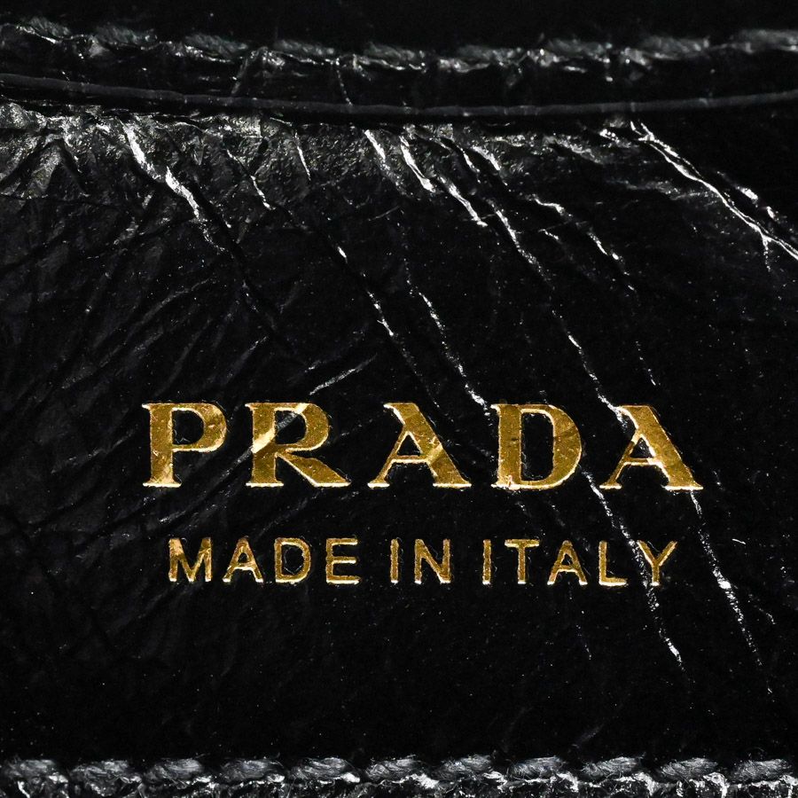 Prada Handbag Leather Black — view 6