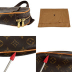 Louis Vuitton Pochette Gange Leather Monogram Belt Bag Brown — view 6