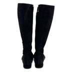 Gucci GG Marmont Suede Long Boots 35 Black — view 4