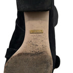 Gucci GG Marmont Suede Long Boots 35 Black — view 6