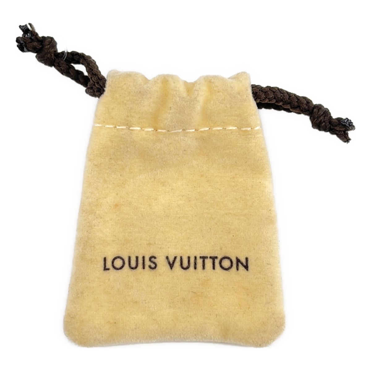 Louis Vuitton Silver Damier Wood Ring 64 Brown — view 7