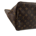 Louis Vuitton Neverfull MM Leather Monogram Tote Brown — view 8