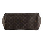 Louis Vuitton Neverfull MM Leather Monogram Tote Brown — view 7