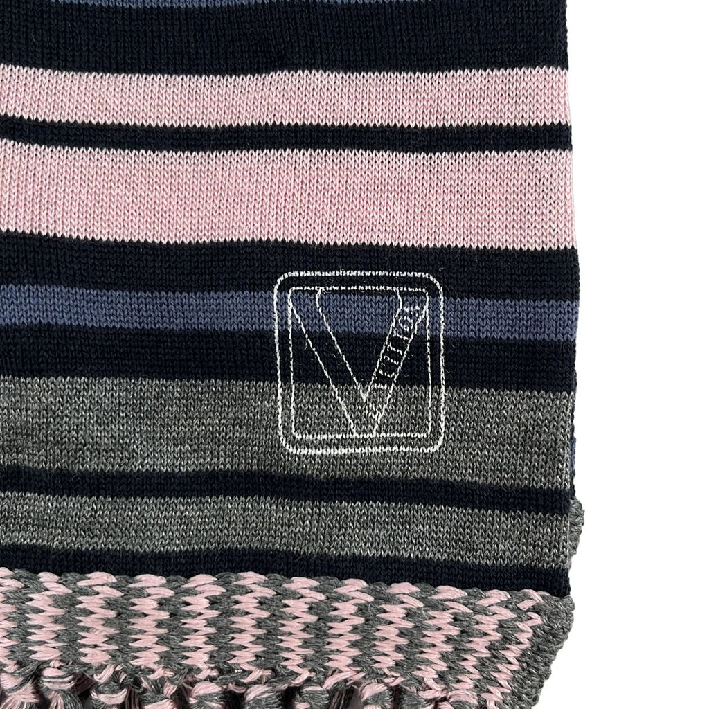 Louis Vuitton Silk Wool Border Fringe Scarf Multicolor — view 3