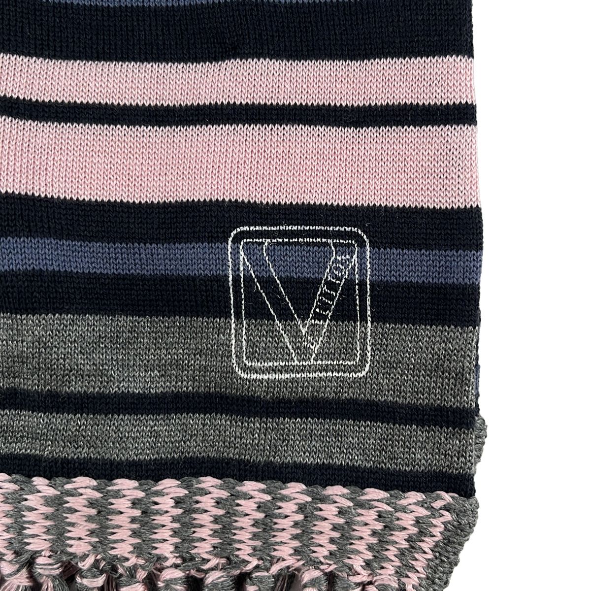 Louis Vuitton Silk Wool Border Fringe Scarf Multicolor — view 3